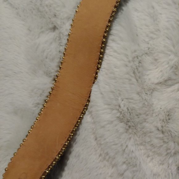 Belts by Simon metallic multi colored leather belt large - Picture 15 of 16